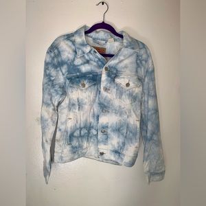 Levi’s Women’s Ex-Boyfriend Cotton Denim Trucker Jacket(S;Scribble Down Trucker)
